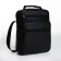 Male bag on lightning, long belt, black color