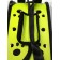 The folding bag is large, the oxford material, 42 x 30 x 25 cm, green