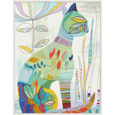 Reproduction of the painting "Flory. No. 2 ”, 50x65, frame (20-001d)