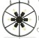Sconces "Topper" 6he27 40W black 65x12.5x52cm