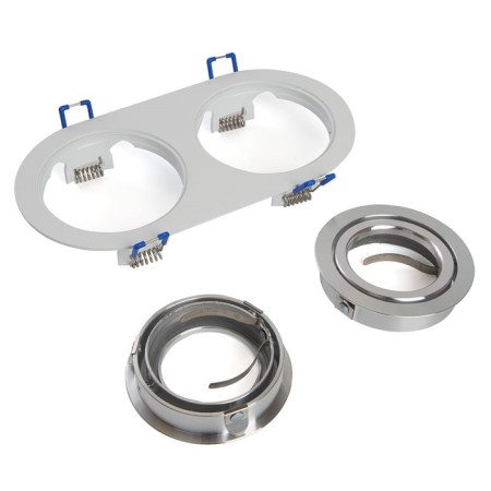 Introductive Lamp Feron DL2812, IP20, G5.3, 50 W, 175x92x25 mm, white/chrome color-1