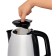 Electric kettle Tefal Ki150d30, metal, 1.7 l, 2400 watts, silver-black