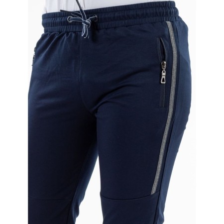 Sports pants for ISEE boys, height 152-158 cm, dark blue color-6