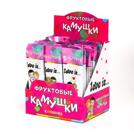 Love IS chewing dragee with strawberry taste 12 g-1
