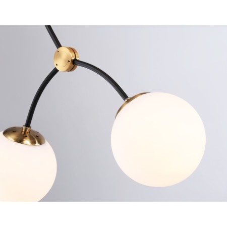 Suspended Ambrella Light, Modern, TR2575, 4HE27, Black color, bronze-4