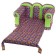 Soft toy "Sofa Provence", mix