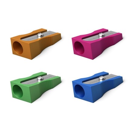 Zapochilka 1 hole Erichkrause Ferro color, aluminum, hole with a diameter of 8 mm, mix-1