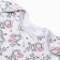 Body baby with short sleeve, pink color/zebras, height 80