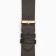 A watch strap, male, 24 mm, harness 75 mm, larynx 115 mm, genuine leather, brown.