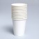 A single -single -water cup, white color, 250 ml
