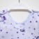 Long -drawers are children, white/purple color, height 74 cm