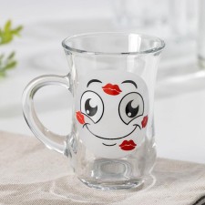 Glass mug 