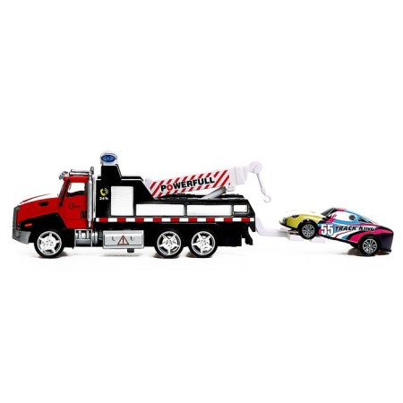 Metal truck "Evaciatorial", with a machine, light and sound, inertia, mix-2