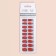 Patch nails, 24 pcs, with adhesive plates, almond shape, coral color