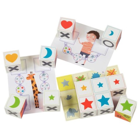 Set. The average package with IQ games for the development of logical thinking (5-8 years). With a pyramid-17