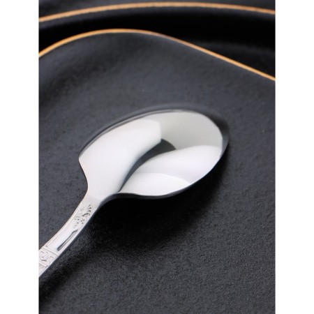 Teaspoon "Berkeley", length 14.4 cm, thickness 2 mm, silver color-3