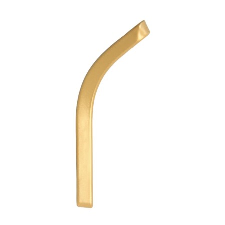Furniture hook CAPPIO FOX, two -rod, matte gold, 3 pcs.-3