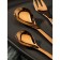 Set of cutting devices made of stainless steel Magistro Aqua, 4 objects, bronze color