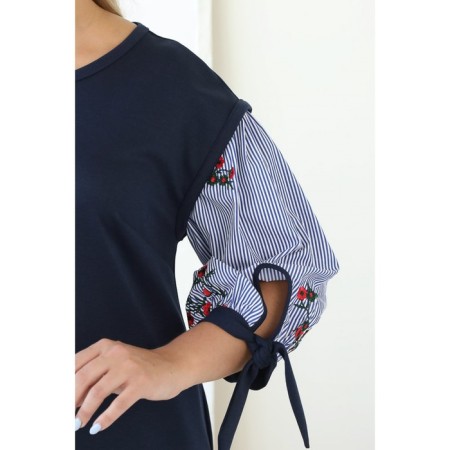 Women's dress, size 56, blue color-11