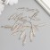 Decor for creativity Metal "Peryshko" silver set 20 pcs 2.6x0.7 cm