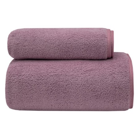 A set of towels "New Year", size 30x60 cm, 70x130 cm, lilac color-1