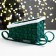 Kashpo "Sani", Green, 23 × 13.5 × 10.5/16.5 cm, veneer