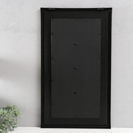 Photo frame plastic in 12 photos 9x13 cm "braid" black 43x73.5 cm-2
