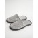 Slippers female closed nose, size 36-38, color gray color