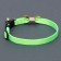 Koshachi collar "bow" with rhinestones, 30 x 1 cm, light green