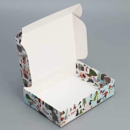 Folding box "New Year stories", 21 x 15 x 5 cm, New Year-4