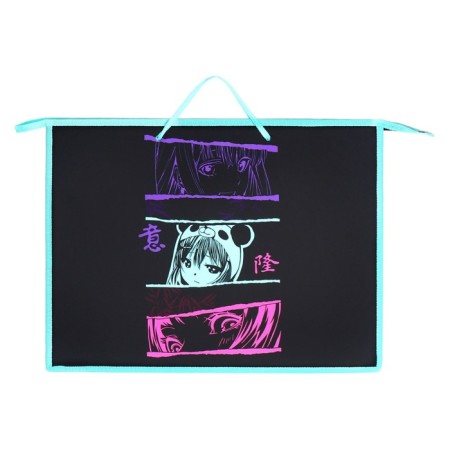 A3 folder with handles plastic/lightning textiles from above 50 mm 470*345 pr 3 -20 "Tinka -Panda" 72686 1032778