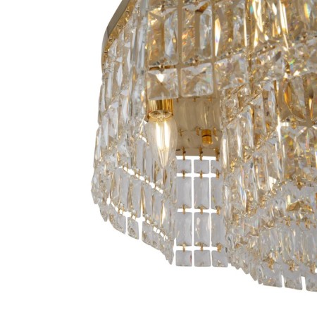 Ceiling Lamp MayToni Dia005CL-10G, 10HE14, 60W, 60x60x25 cm, color gold-5