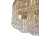 Ceiling Lamp MayToni Dia005CL-10G, 10HE14, 60W, 60x60x25 cm, color gold