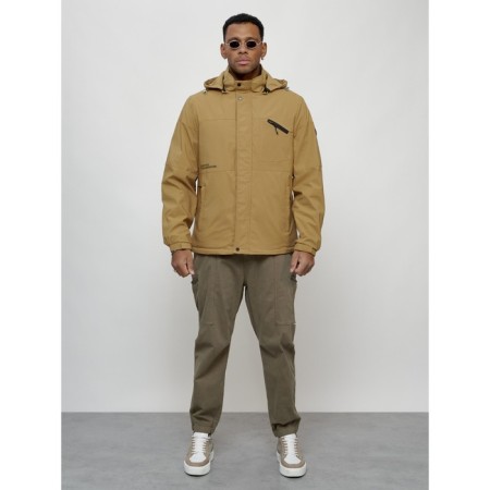 Sports male jacket, size 56, beige color-1
