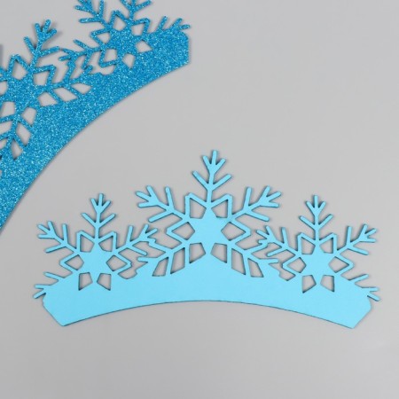 Harvesting for creativity "Crown", Blue color, 18 cm (set 2 pcs)-1