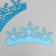 Harvesting for creativity "Crown", Blue color, 18 cm (set 2 pcs)