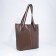 Shopper bag on magnet, brown color