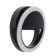 LED ring lamp for Luazon AKS-03, from batteries, 3 modes, black