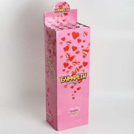Boomfeti clap, 60 cm, hearts-1