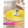 The tablecloth “Yellow overflow”, round, oxford, elastic band, size 120x120 cm, diameter 75-100 cm