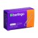 Nickelized paper clips 50 mm, 100 pieces, cardboard packaging