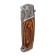 Automatic Boyscout folding knife, wooden pen, 8.5/14.5 cm