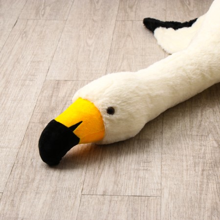 Soft toy "Flamingo", 160 cm, white color-1