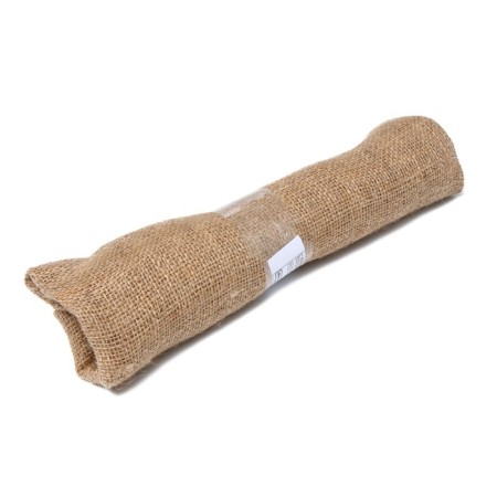 Jute bag, 50 × 90 cm, density 260 g/m², weaving 46 × 34 threads, with ties-10