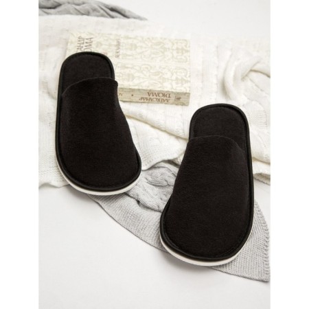 Men's slippers Amaro Home, Makra, size 42-44, black color-5