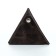 Monetnik on the button, Textura, brown color