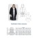Cardigan female, size 60, black color