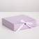 Gift folding box, packaging, "lavender", 31 x 24.5 x 8 cm