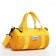 Youth bag with zipper, yellow color
