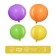 Polymer ball 22 "Multi -colored", mix, set 4 pcs.